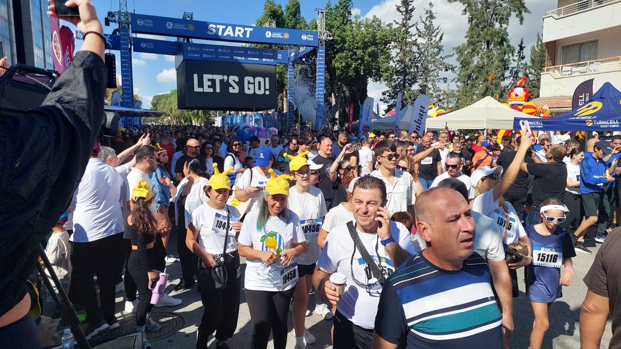 Lefkoşa Maratonu’nda Halk Koşusu da yapıldı