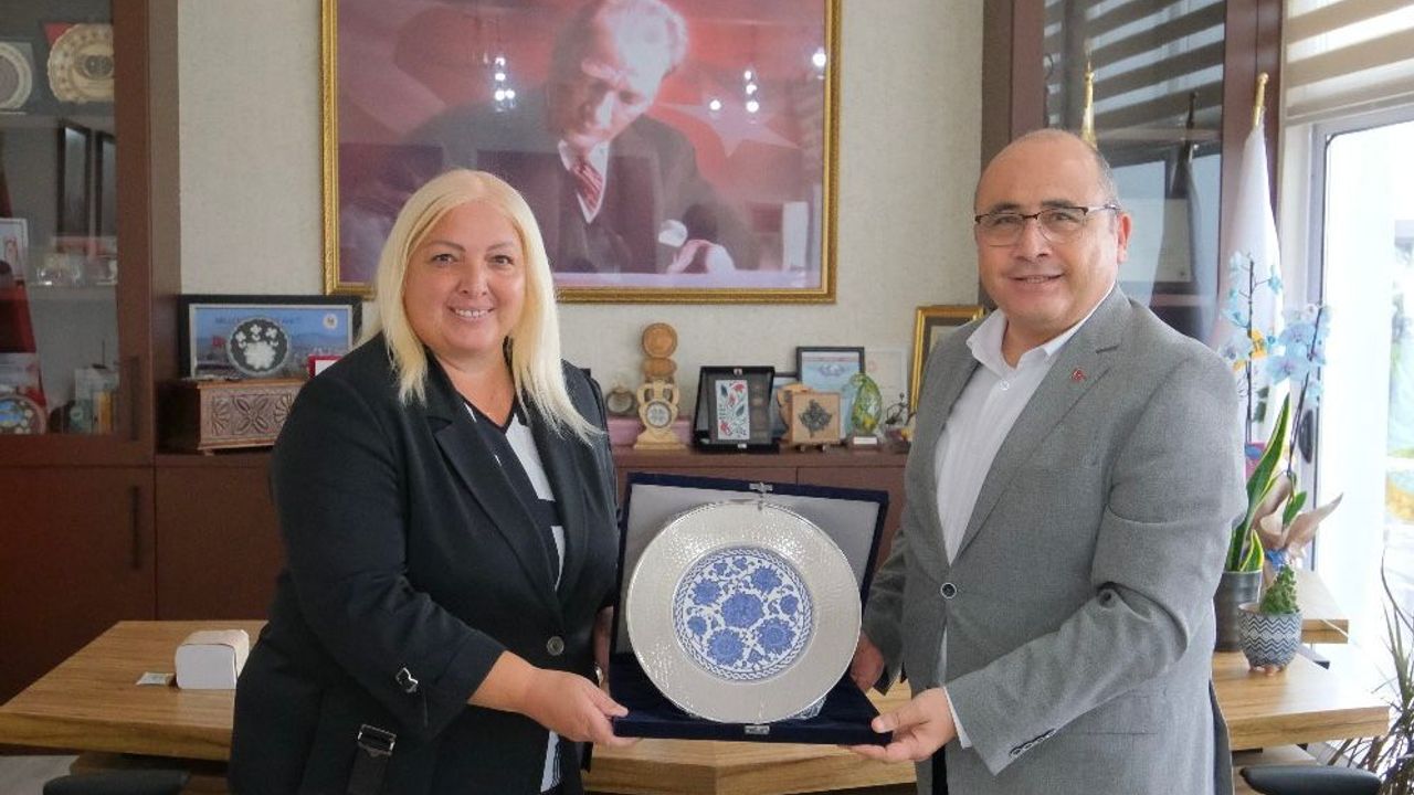 Başçeri, Mehmetçik Büyükkonuk Belediye Başkanı Tuğlu’yu ziyaret etti