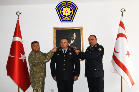 PGM Birinci Yardımcılığına atanan Gökay Karagil’e rütbesi takıldı…