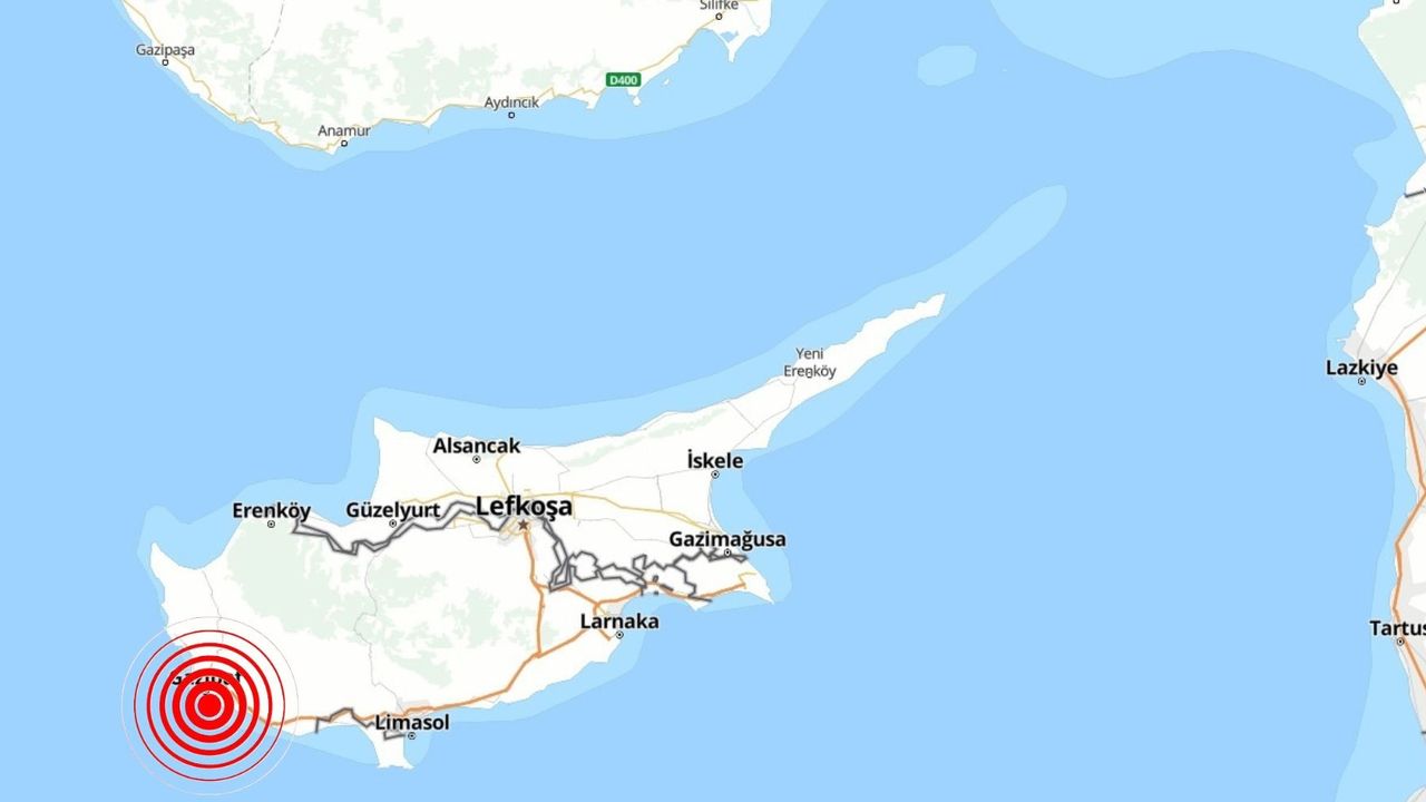Kıbrıs Depremlerinin nedeni Afrika’nın Adayı Anadolu’ya itmesi