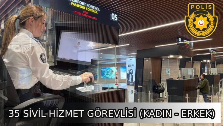 Polis Genel Müdürlüğü bünyesinde 35 kişilik bilgisayar operatörü münhali için başvurular sürüyor