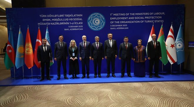 HASİPOĞLU: “ TÜRK DÜNYASINDA ARTIK DAHA GÖRÜNÜRÜZ, ÇALIŞMA HAYATINDA BİR İLK”