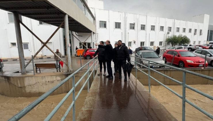 Bakanlar ve Sivil Savunma Başkanı Kriz Bölgesinde