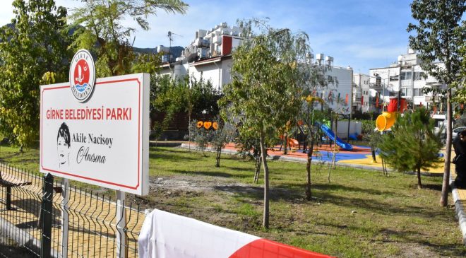 Akile Nacisoy’un anısı Girne’de oyun parkında yaşatılacak