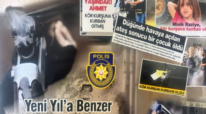 Yeni yılda havaya ateş açılmaması için Güzelyurt’a uyarıcı afişler asıldı