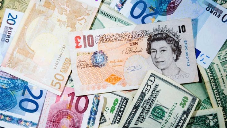 Sterlin 57,10 TL, dolar 42,70 TL, euro 49,95 TL’den görüyor