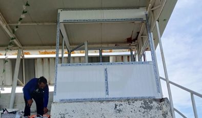 Mustafa Hidayet Çağlar Stadı basın odasına kavuştu