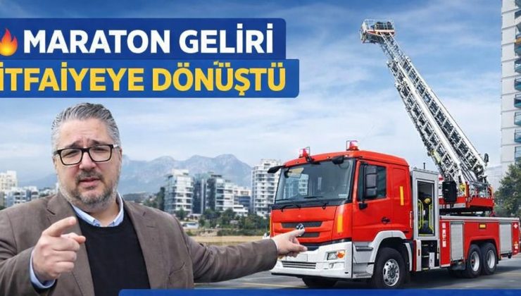Girne Yarı Maratonu’nun geliri İtfaiye’ye yeni bir yangın aracı kazandıracak