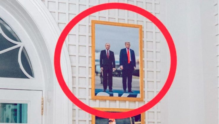 Trump, Putin’le fotoğrafını Beyaz Saray’a astı