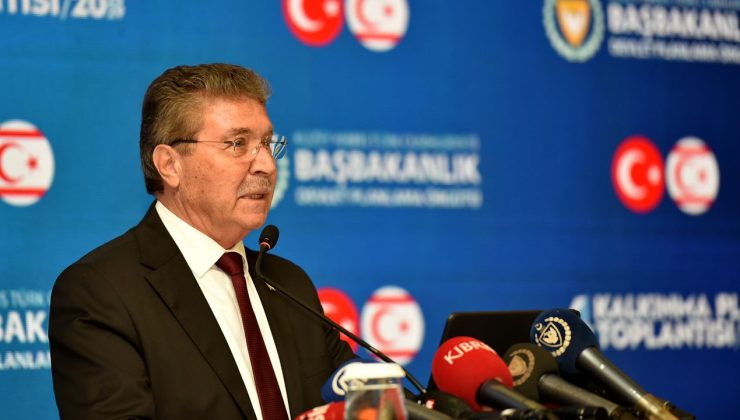 Üstel: “Türkiye 1974’te Kıbrıs Türk halkını yok olmaktan kurtardı, bu tarihsel gerçek hiçbir konuşmayla değiştirilemez”