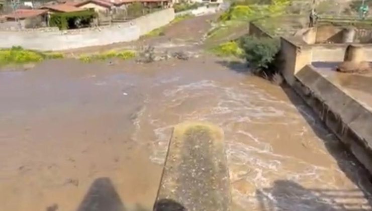 Lefke–Doğancı güzergâhında derivasyon kanalında temizlik çalışmaları sürüyor