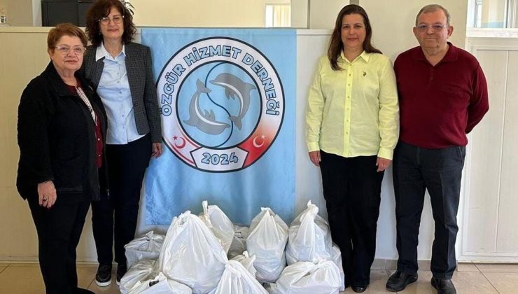 Özgür Hizmet Derneği’nden Ramazan’da yardım…