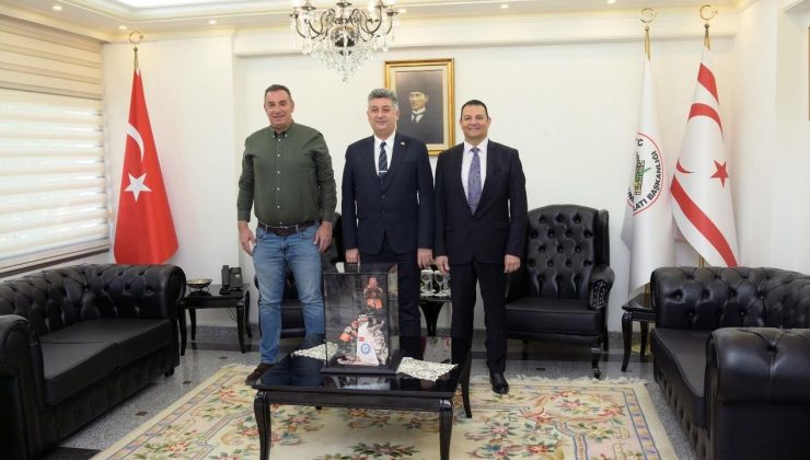 ARUCAD yetkilileri KKTC Sivil Savunma Teşkilatı Başkanlığı’nı ziyaret etti