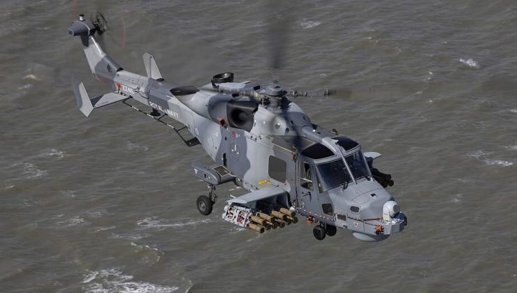 Ağrotur üssüne dün 2 “Wildcat” helikopteri konuşlandırıldı