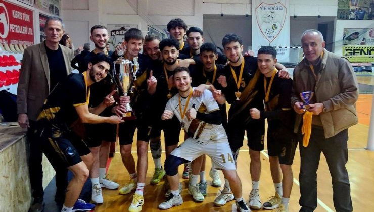 Voleybol Büyük Erkekler Liginde şampiyon DAÜ