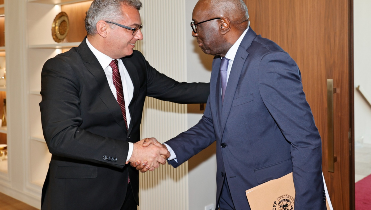 Cumhurbaşkanı Tufan Erhürman, Diagne’yi kabul etti