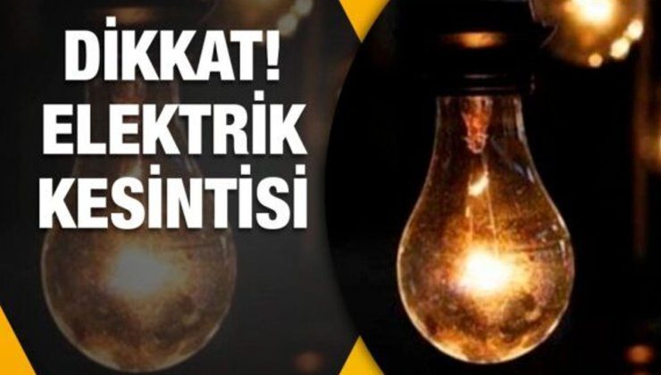 Girne bölgesinde birçok yerde elektrik kesintisi yapılacak