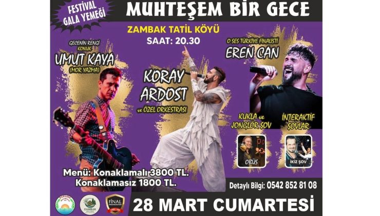 Tatlısu Ot Kültür Festivali pazar günü yapılıyor