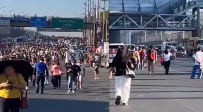 Filipinlerde toplu ulaşım durdu