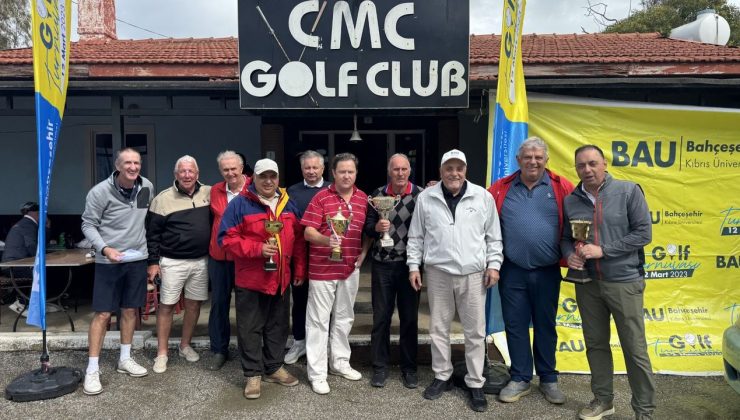 Bahçeşehir Kıbrıs Üniversitesi Golf Turnuvası şampiyonu Bob Hodge