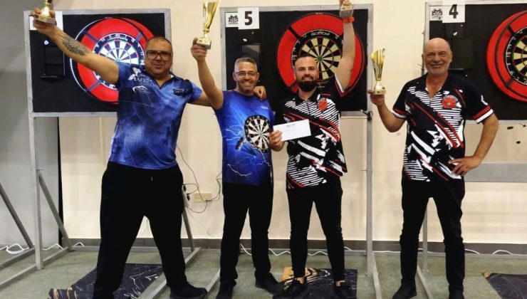 Gönyeli Darts Lions, Larnaka’dan şampiyonluk ve derecelerle döndü
