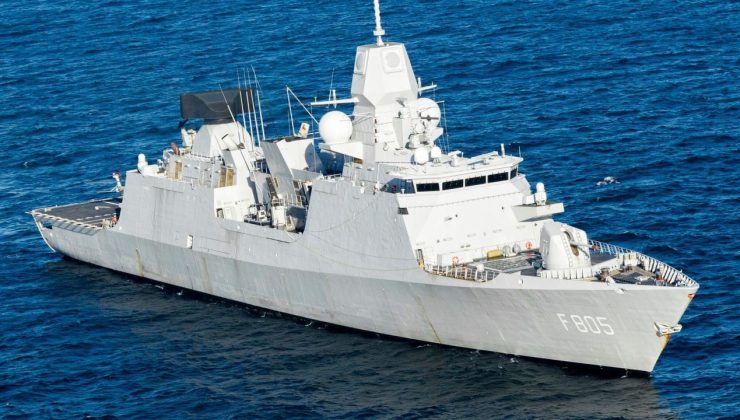 Hollanda savaş gemisi yolda