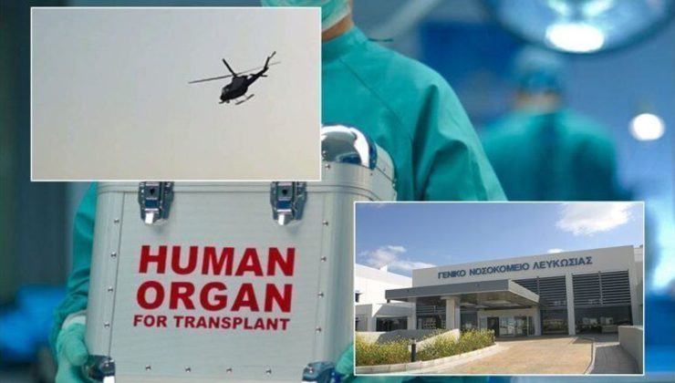Güney Kıbrıs ile Yunanistan arasında organ nakli gereken hastalar için havadan taşıma mekanizması