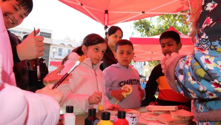KKTC’de çocukların katıldığı sıfır atık ve geri dönüşüm etkinliği düzenlendi