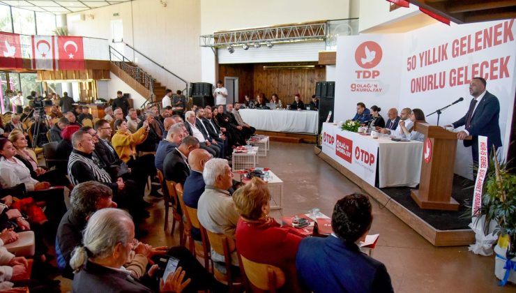 TDP Başkanlığına yeniden Zeki Çeler seçildi