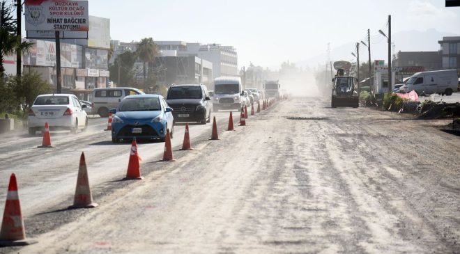 Girne-Çatalköy yolu Haziran’da bitecek