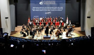 KKTC CSO 23 Nisan Ulusal Egemenlik ve Çocuk Bayramı dolayısıyla konser verdi