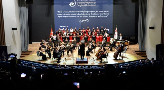KKTC CSO 23 Nisan Ulusal Egemenlik ve Çocuk Bayramı dolayısıyla konser verdi
