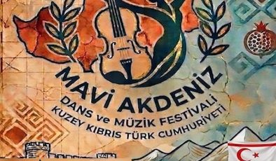 “Mavi Akdeniz Dans ve Müzik Festivali” perşembe günü gerçekleşiyor