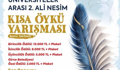 “Üniversiteler Arası 2. Ali Nesim Kısa Öykü Yarışması” için başvurular başladı