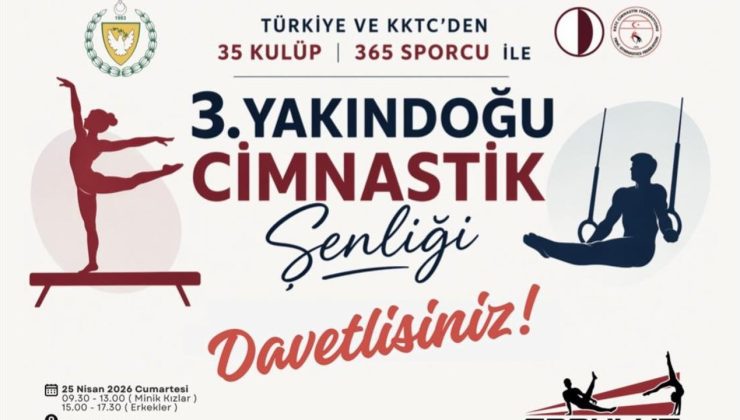YDÜ Cimnastik Şöleni’nde, cimnastik coşkusu tavan yapacak