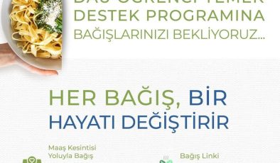 DAÜ ücretsiz yemek programı devam ediyor