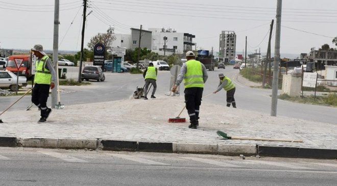 Mesarya Belediyesi’nden Dörtyol Kavşağı’nda peyzaj düzenlemesi