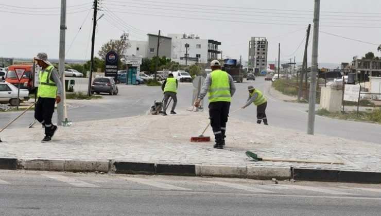 Mesarya Belediyesi’nden Dörtyol Kavşağı’nda peyzaj düzenlemesi