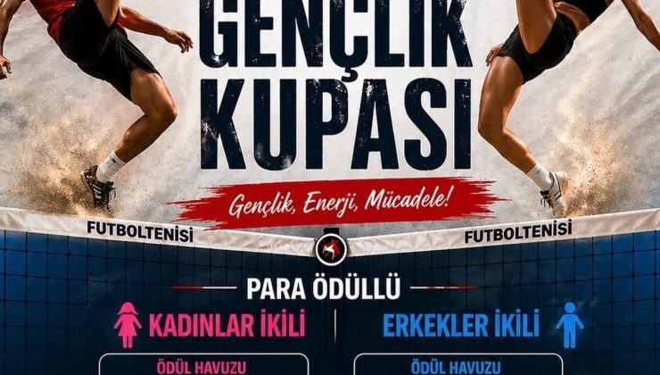 Futboltenisi’nde “Gençlik Kupası” yapılıyor