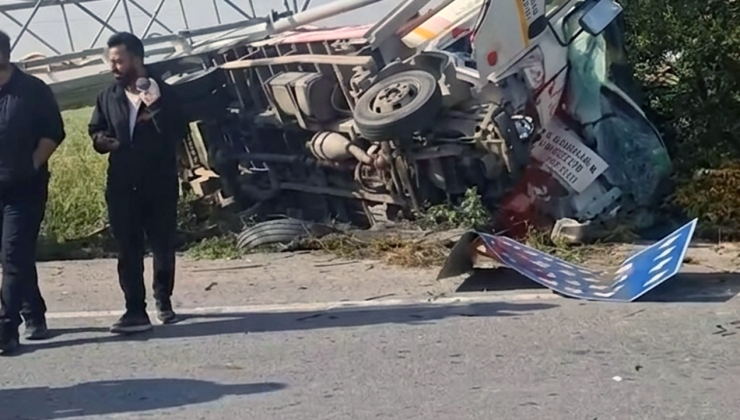 Dörtyol’da korkutan kaza