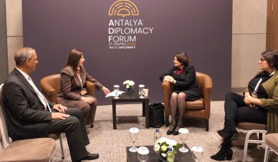 İncirli, BM yetkilisi Rosemary Di Carlo ile görüştü