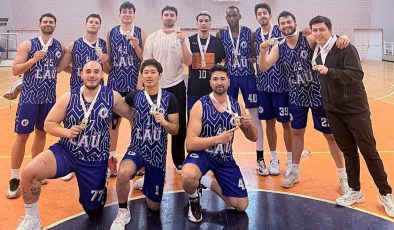 Üniversiteler Basketbol Birinci Lig’de şampiyon LAÜ