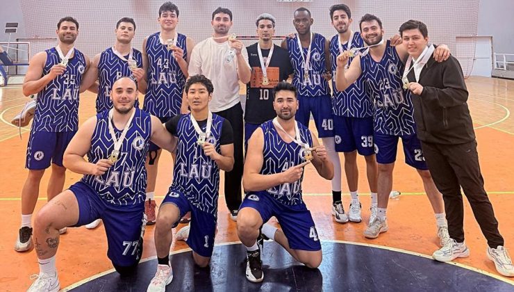 Üniversiteler Basketbol Birinci Lig’de şampiyon LAÜ