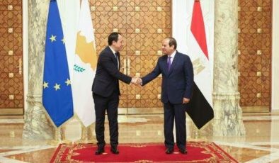 Güney Kıbrıs ile Mısır ortak bir bildiriye imza koydu