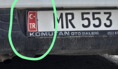 “Sürücüler böyle plaka kullanabilir mi?”