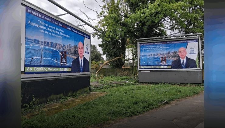 İngiltere’deki seçim afişlerine Kıbrıs Türk örgütlerinden tepki