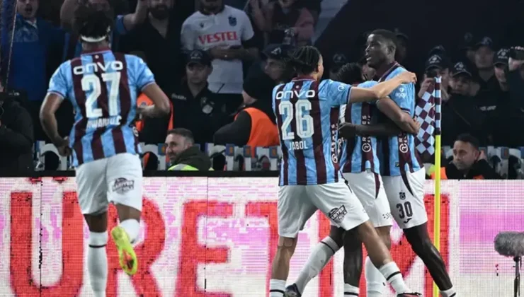 Dev maçta Trabzonspor sevindi