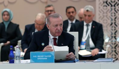 TC Cumhurbaşkanı Erdoğan, Türk Devletleri Teşkilatı Gayriresmi Zirvesi’nde konuştu