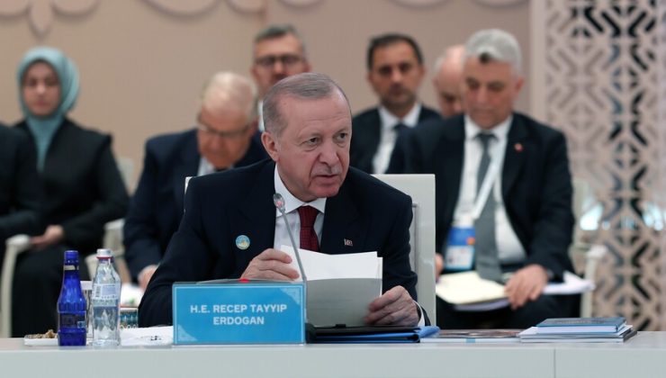 TC Cumhurbaşkanı Erdoğan, Türk Devletleri Teşkilatı Gayriresmi Zirvesi’nde konuştu