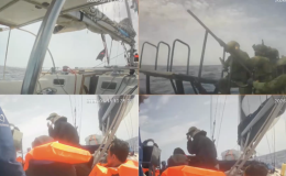 Küresel Sumud Filosu’ndaki Türkler, İsrail’in müdahalelerine rağmen Gazze’ye ilerlediklerini belirtti